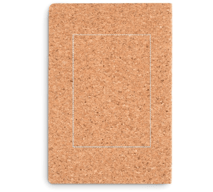 A5-notisbok med mykt omslag i kork